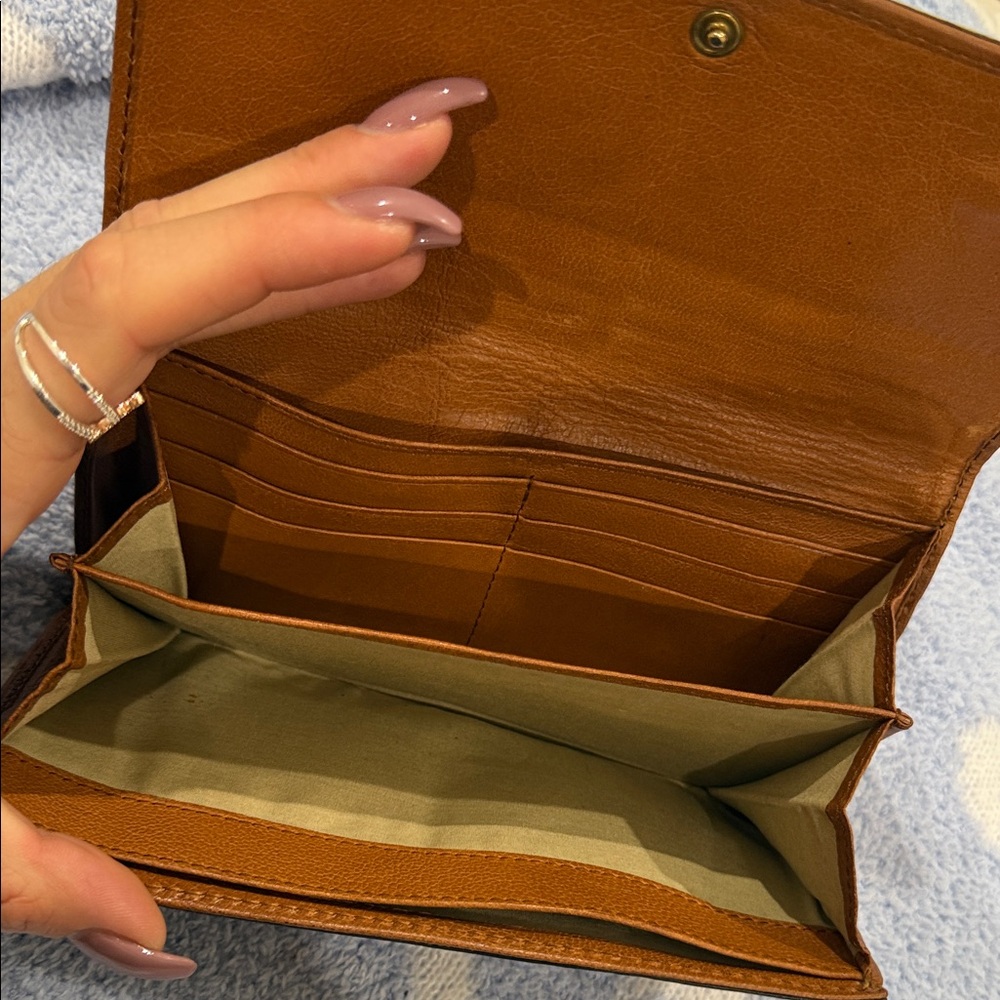 Chloe Brown Leather Wallet - Picture 4 of 10